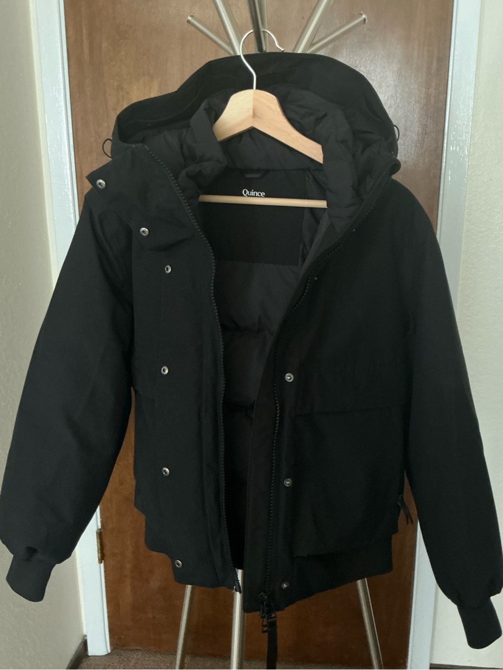 Responsible Down Hooded Short Parka Quince XS